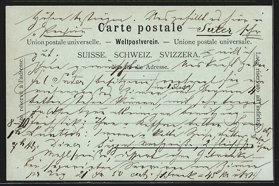 Cartoline postali: Mondschein-AK Luzern, Blick über die D – Usato da Berlin venduto da bartko-reher 1