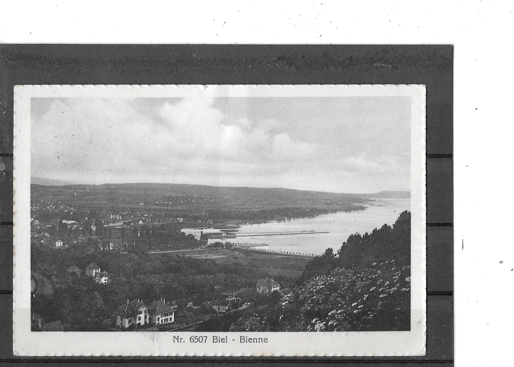 Ansichtskarten: BE Biel-Bienne 1922 – Gebraucht aus Schocherswil von Wilare