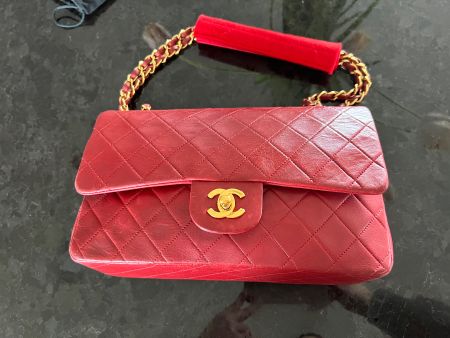Chanel Vintage Classic Flap Bag – Rot – Zeitloser Luxus