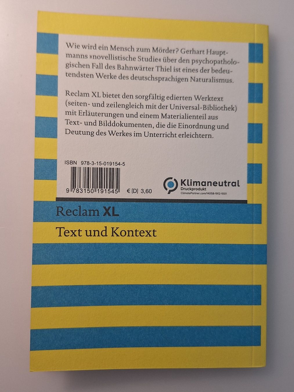 Libri: Bahnwärter Thiel, Gerhart Hauptmann – Nuovo (secondo la descrizione) da Ruswil venduto da schanis 1
