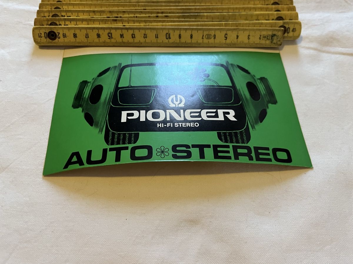 Sticker: Pioneer Sticker Vintage – Nuovo (secondo la descrizione) da bretzwil venduto da nightflasher 2