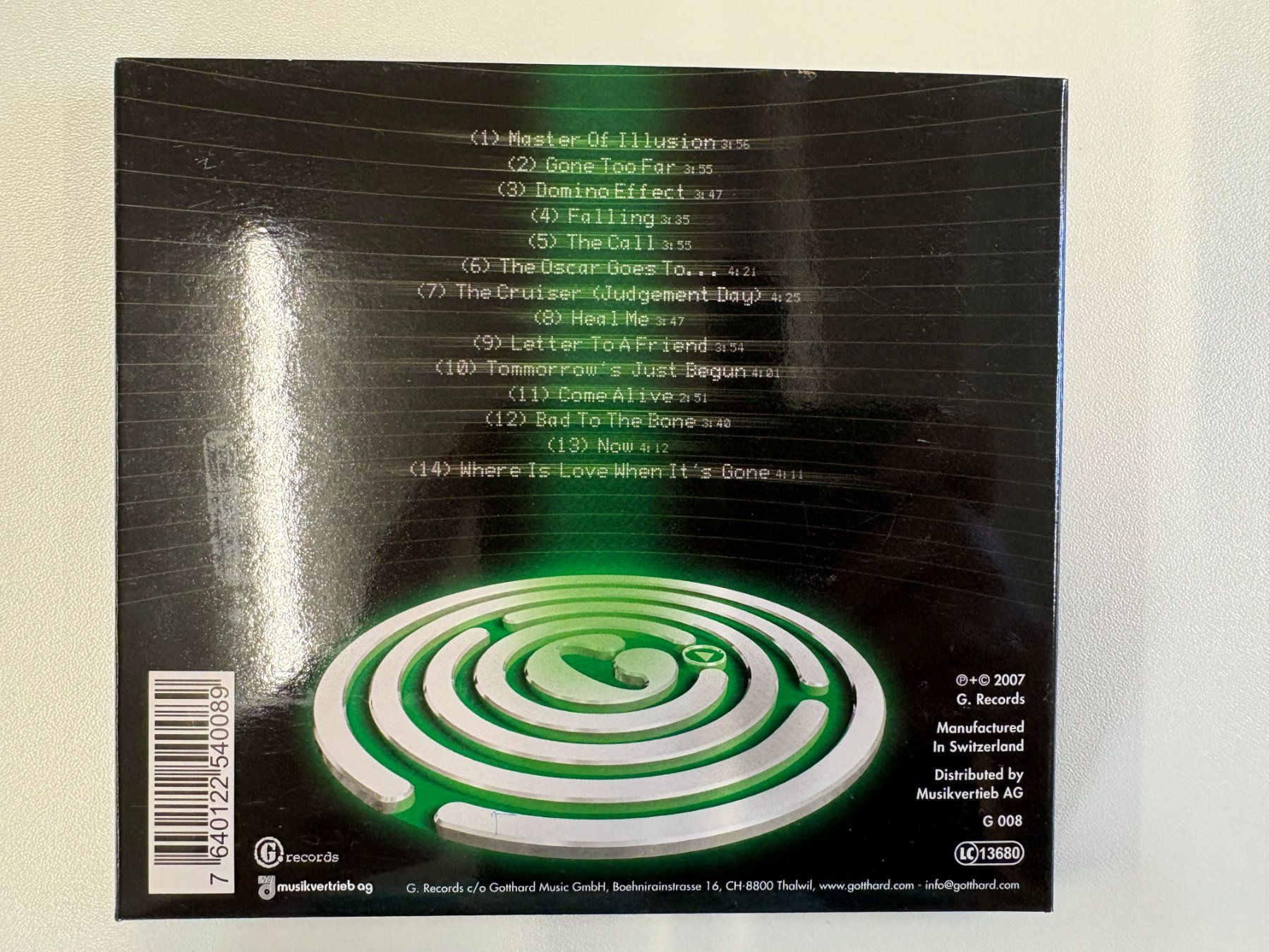 CD: Gotthard - Domino Effect – Usato da Oberbütschel venduto da SimBla91 1