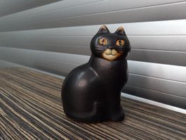 Lisa Larson Katze Gustavsberg Sweden 1997 aus Steingut