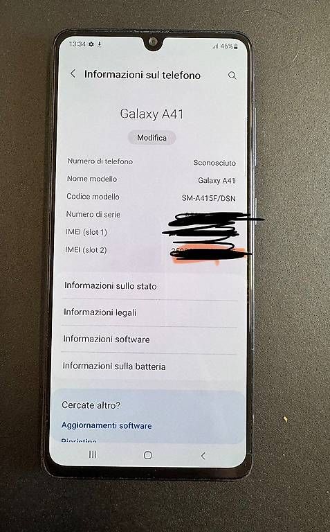 Telefoni cellulari / Smartphones: Samsung Galaxy A41 Android 12 e Xiaomi Redmi 13c – Usato da Lugano venduto da enrico.gi.elle 2