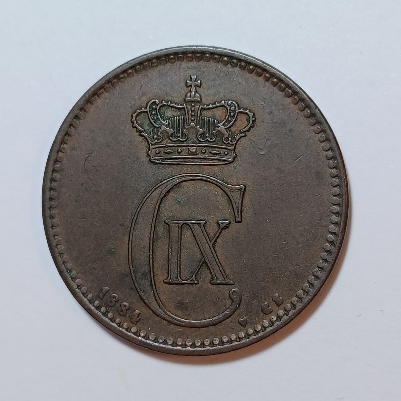 Tutti le monete: 5 Öre 1884 Dänemark – Usato da Pfäffikon ZH venduto da Welt_Muenzen 1