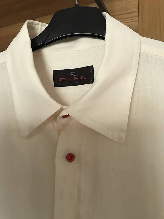 Camicette: Etro Leinenhemd, beige, Gr. 44 – Usato da Küsnacht ZH venduto da Mappel 2