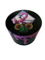 Grinder Metall Crazy Animals Ø50mm 4 tlg. Flamingo