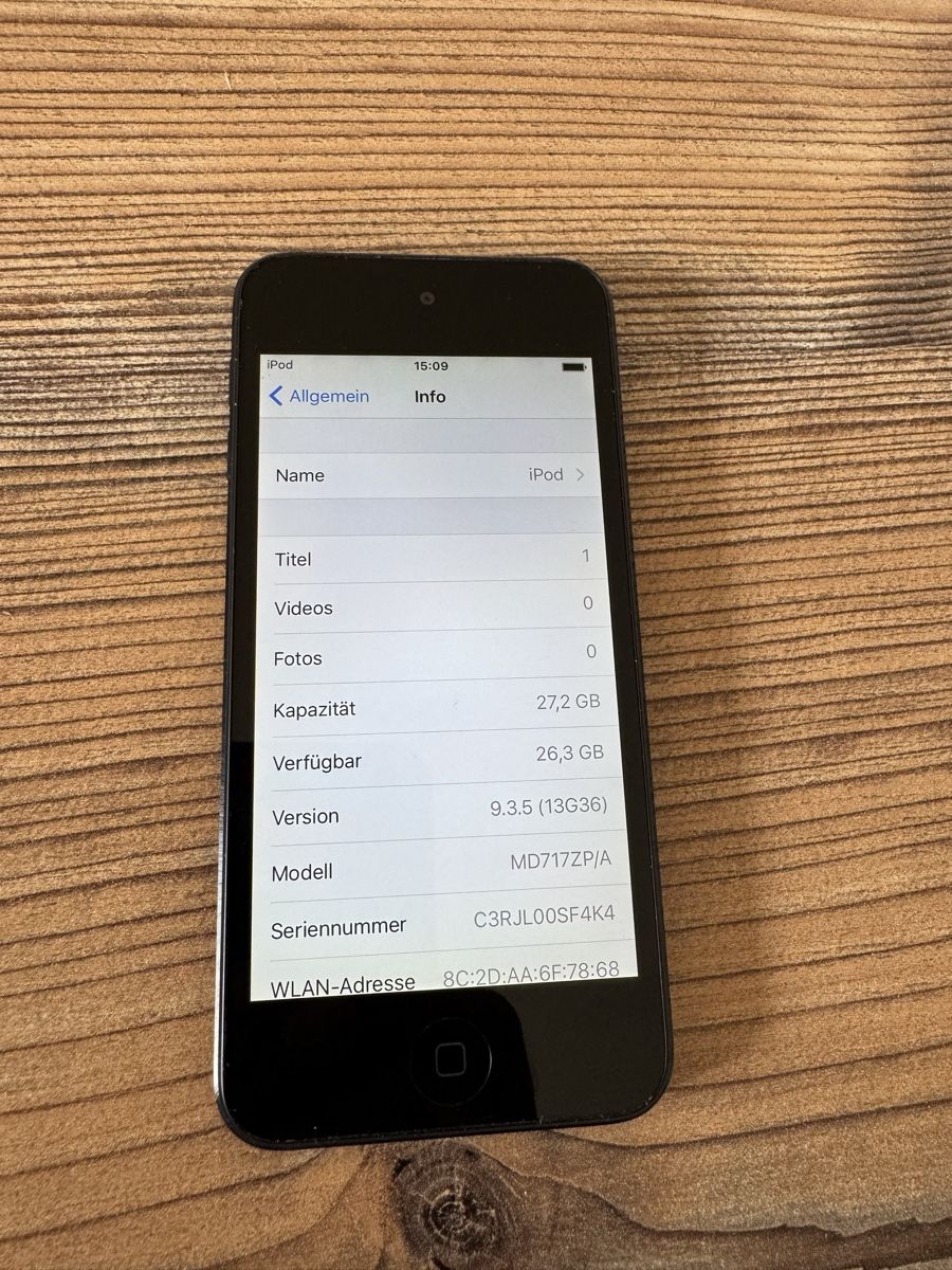 Apple Tragbarer Mediaplayer: iPod Touch 5th gen – Gebraucht aus Zollikofen von lagavulin03 2