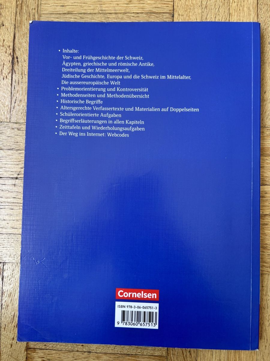 Libri: Schweizer Geschichtsbuch 1 | Cornelsen | guter Zustand – Usato da Thun venduto da bif_my7y 1