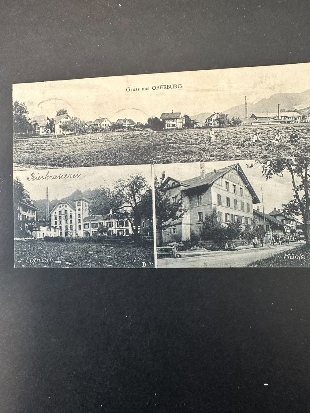 Ansichtskarten: Ansichtskarte Oberburg – Gebraucht aus Lyssach von Zsag