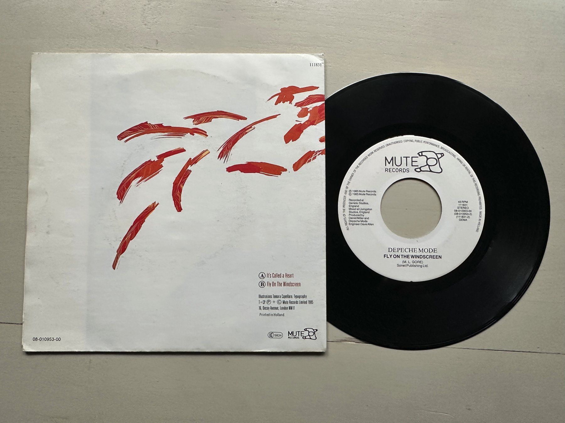 Dischi in vinile: DEPECHE MODE tolle Single It's called a heart POSTERSLEEVE – Usato da Basel venduto da Partridge 2