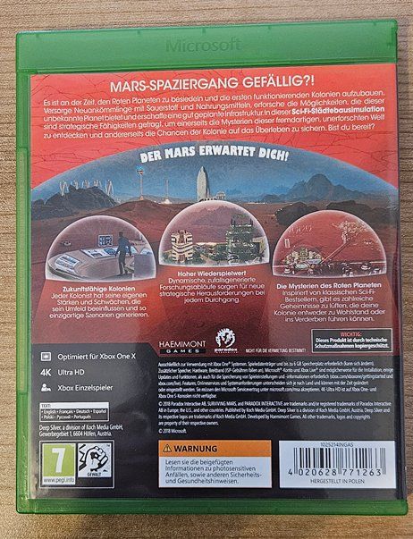 Microsoft Giochi: Surviving Mars – Usato da Winterthur venduto da Men_in_black 1