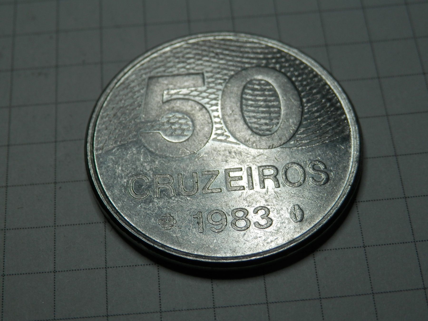 Tutti le monete: Brasilien  50 Cruzeiros, 1983 – Usato da Weiach venduto da weiach81