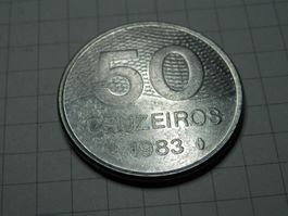 Brasilien  50 Cruzeiros, 1983