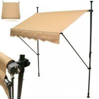 56019 - 300cm Markise beige Balkonmarkise Sonnenmarkise