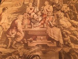 Aussergewöhnliche feine Tapestry / Gobelin mit schöne Motive
