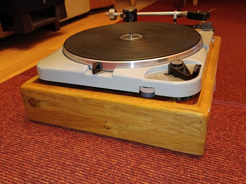Platine Vinyle Thorens TD124 MK1 - Légende Du Son, Gris Anthracite, Vintage