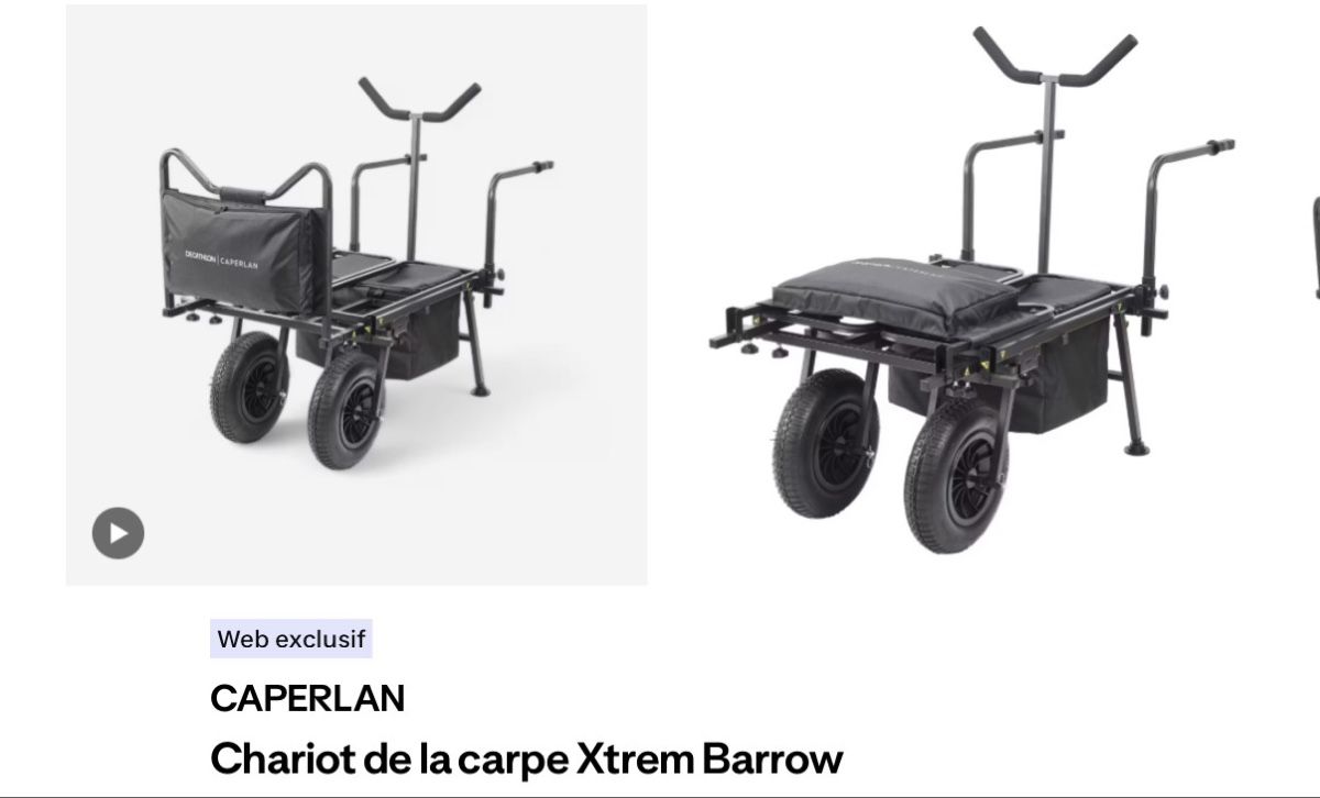 Brouettes: Chariot de pêche Caperlan Xtrem Barrow – D'occasion à Fontainemelon par jcharpilloz8
