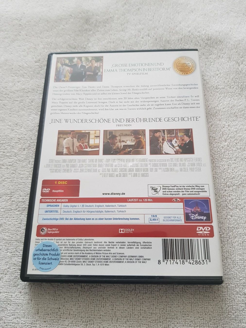 Tutti i DVDs: Saving Mr. Banks (DVD) – Usato da Liestal venduto da tonic 2