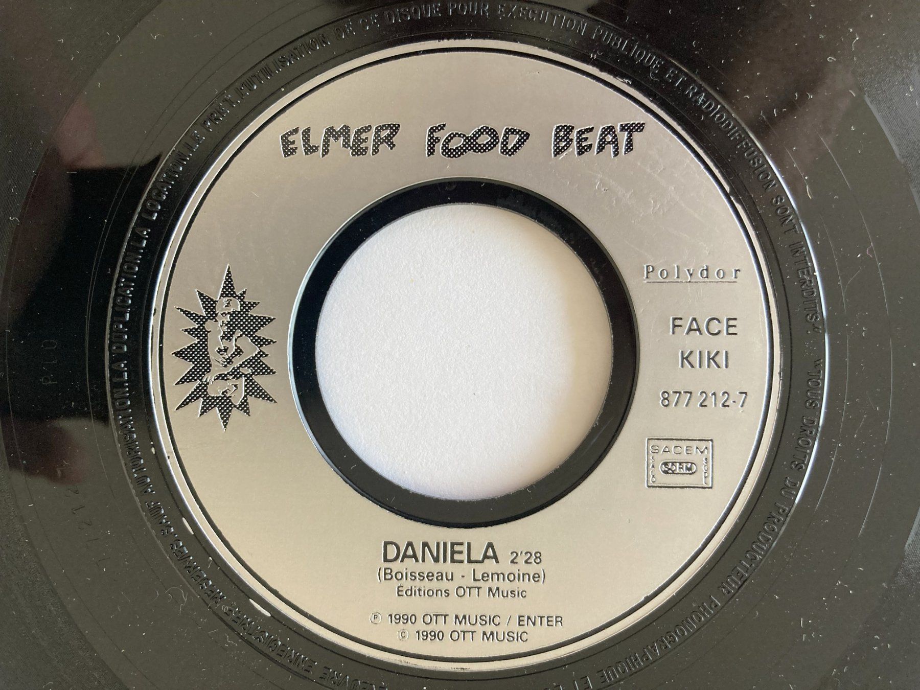 Schallplatten: ELMER FOOD BEAT - DANIELA – Gebraucht aus Bottens von hotter-than-hell 2