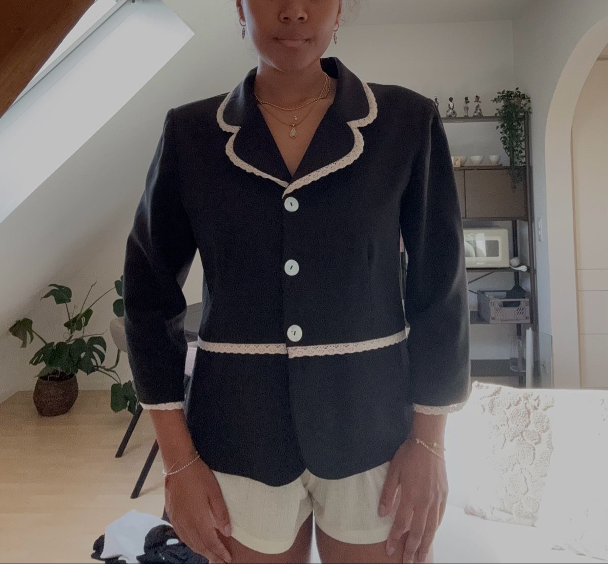 La Redoute Vestes: Damen Blazer schwarz mit Spitze Grösse M – Neuf (Voir description) à Winterthur par Flomiverse 1