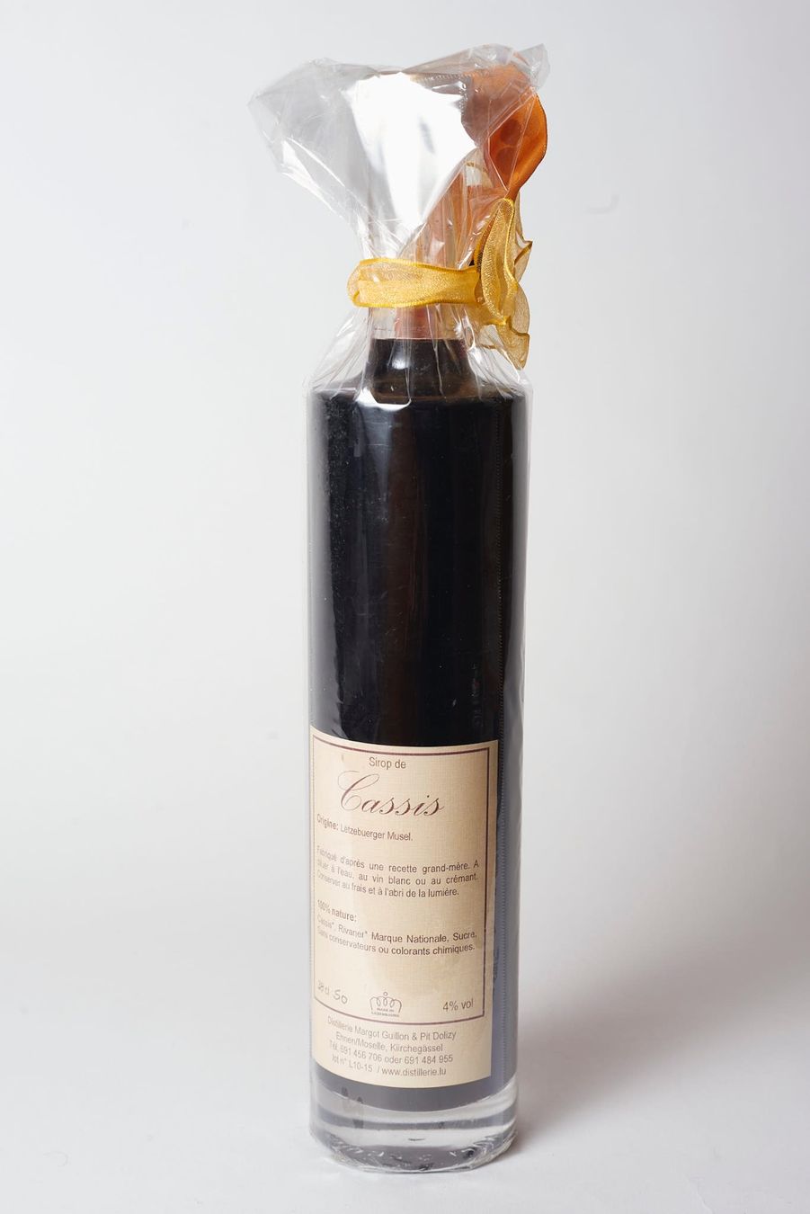 Bevande alcoliche: Sirop de Cassis Schwaarz Kréschelen Clos du Fourschenhaff – Usato da Maur venduto da privat101 1