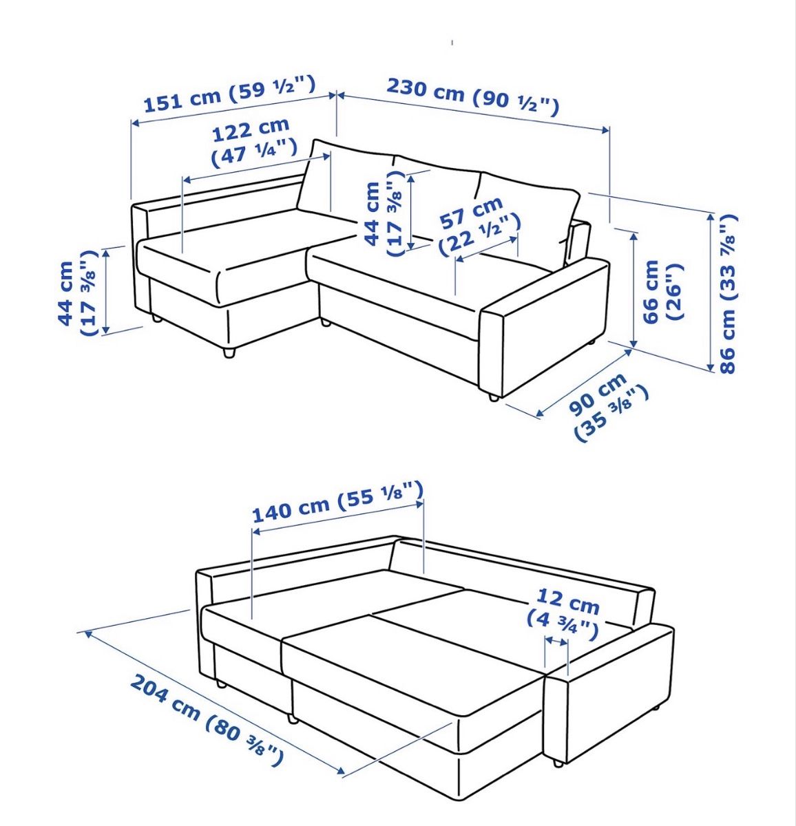 Divani: IKEA FRIHETEN Ecksofa mit Bettkasten – Usato da Grenchen venduto da jas_wj6p 2
