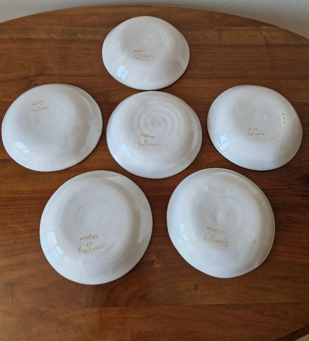 Set di piatti: Teller Set Keramik Handbemalt – Nuovo (secondo la descrizione) da Bern venduto da Antikbatik 5