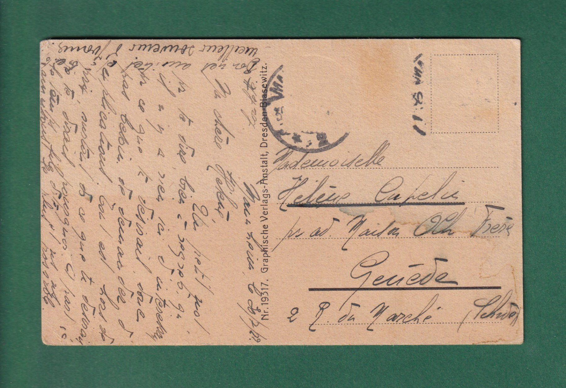 Ansichtskarten: SCHWETZINGEN - Schloss - 1929 – Gebraucht aus Pully von nicecards-shop 1