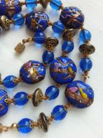 Vintage altes Murano Glas Collier , Halskette, ca 50er Jahre
