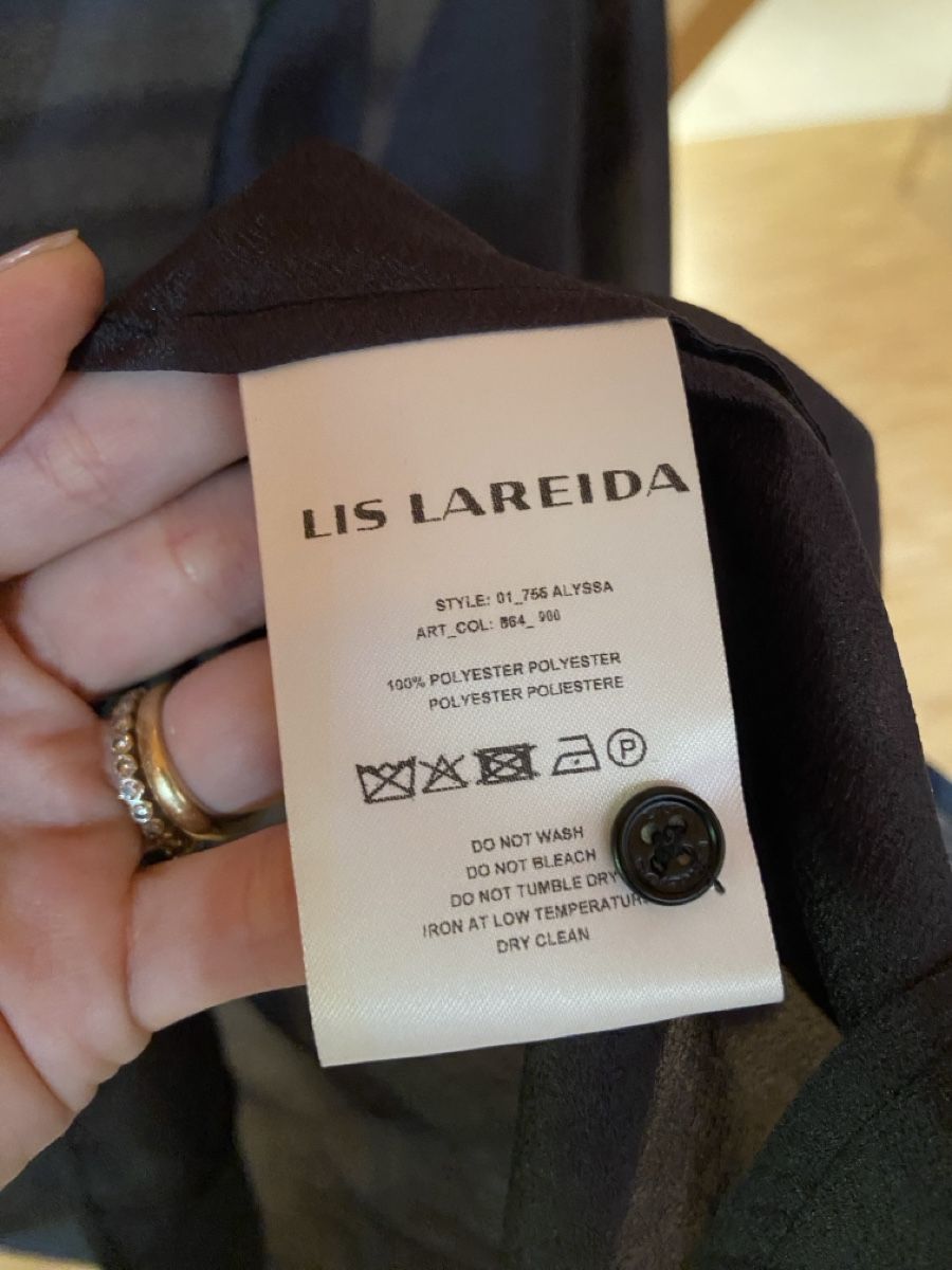 Lis Lareida Camicette: LIS LAREIDA Alyssa Sheer Long Sleeve Oversized Blouse Ruffle – Usato da Münchenstein venduto da B771 8