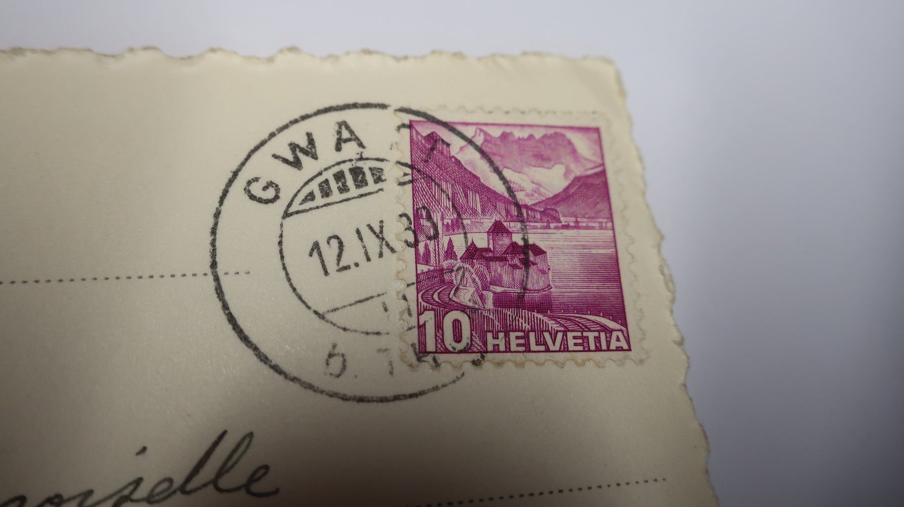 Cartoline postali: Thun Hauptgasse. Thoune  1938 – Difettoso da Cormoret venduto da Pascalll2001 7