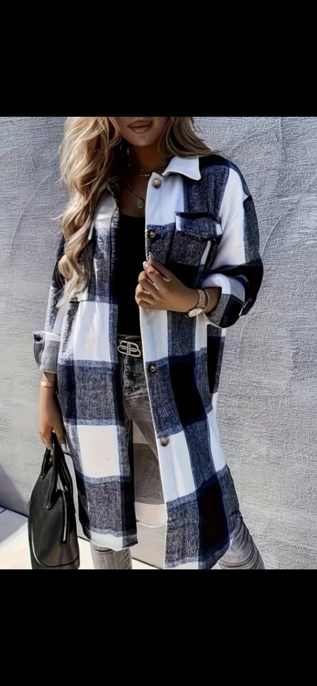 Giacche: Schicke Damen Flanellbluse Gr. S/ Mkariert – Usato da Zofingen venduto da Just_That_Thing 1
