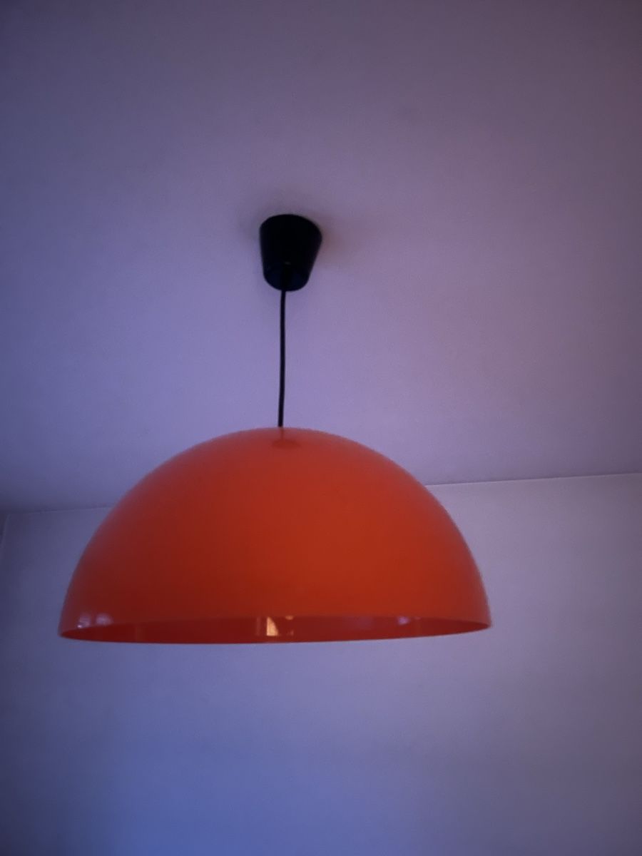 Lustres & lampes de plafonds: 70ies Deckenlampe orange – D'occasion à Wabern par Housi78 1