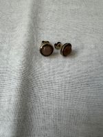 Ohrstecker Silber vergoldet mit Edelstein von Pompidou