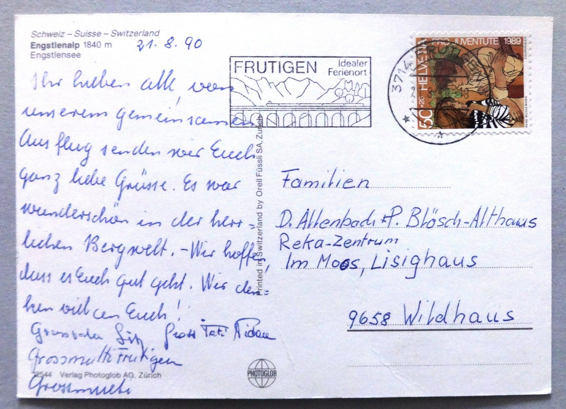 Cartes postales: Engstlenalp 1840 m – Défectueux à Fétigny par Billy2miny 1