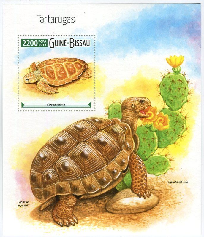 Tutti i francobolli: Block "Schildkröten". Guinea-Bissau. – Nuovo e nell'imballaggio originale da Basel venduto da Butsch5
