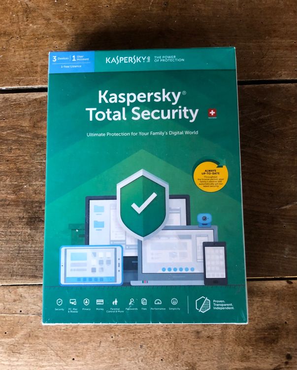 Kaspersky Total Security 3 Geräte / 1 Jahr Kaufen auf Ricardo