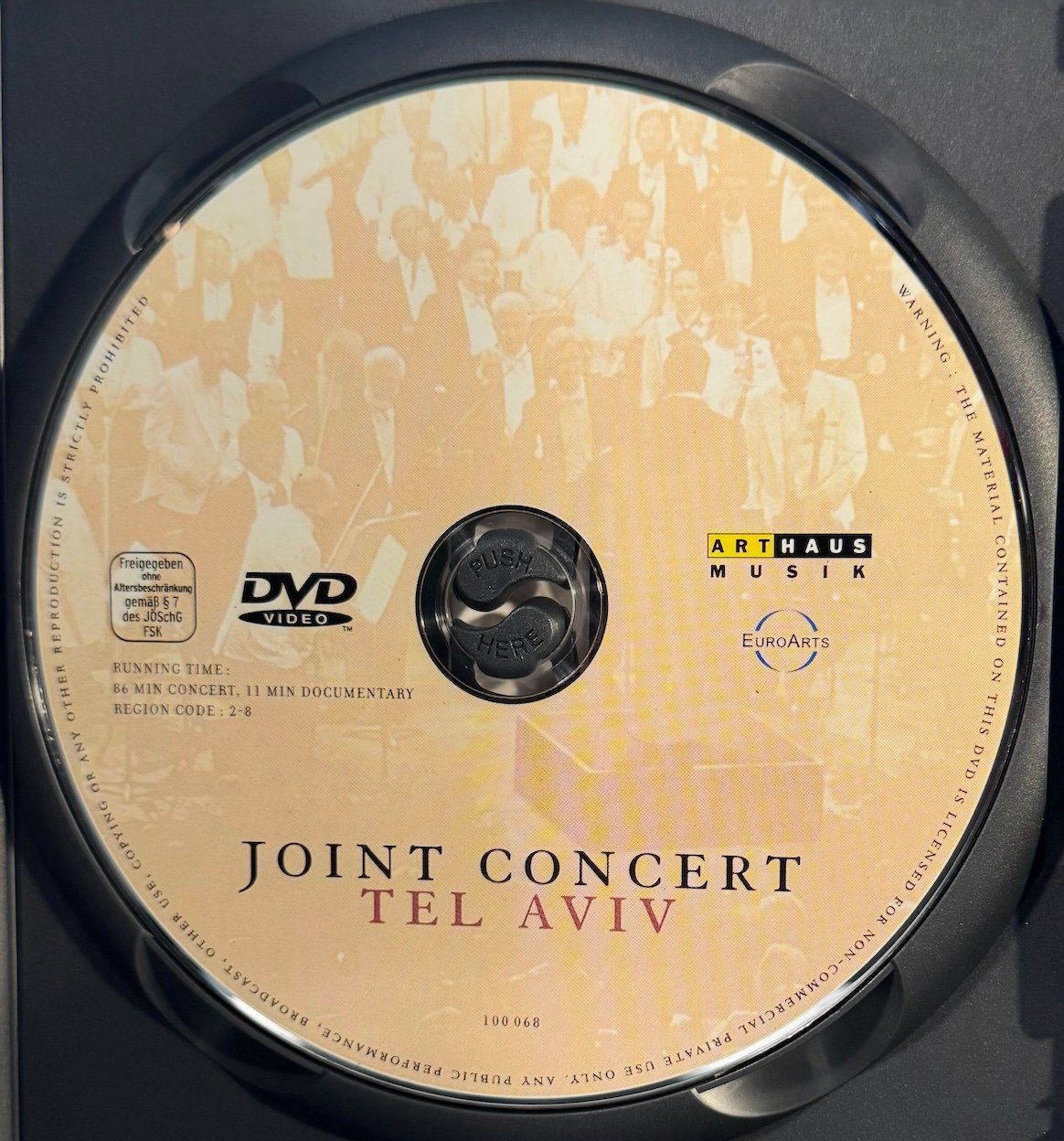 Tutti i DVDs: DVD  JOINT CONCERT TEL AVIV – Usato da Wisen venduto da gigisna 1