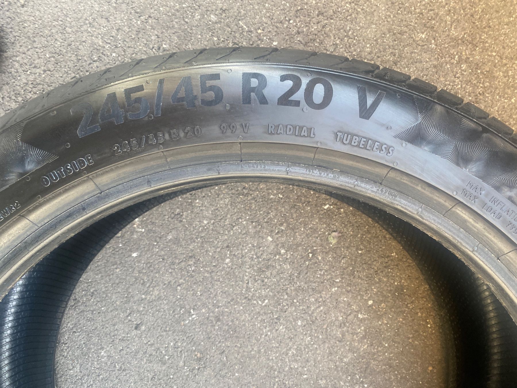 Continental Pneumatici & Ruote complete: 245/45R20 – Usato da Widen venduto da Dinero02 3