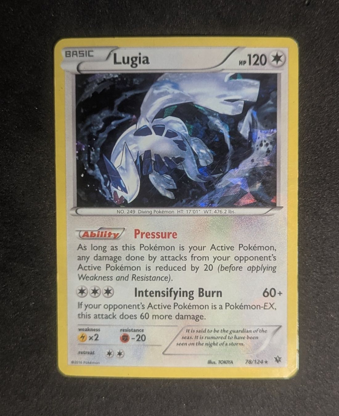 Pokémon Carte collezionabili: Lugia Cracked Ice Holo 78/124 – Usato da Zürich venduto da printz7