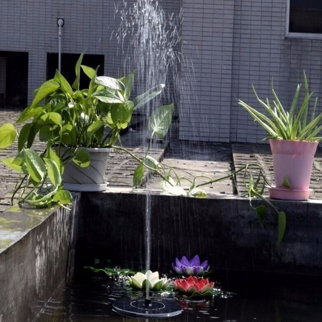 schwimmend Solar Springbrunnen Teich Kaufen auf Ricardo