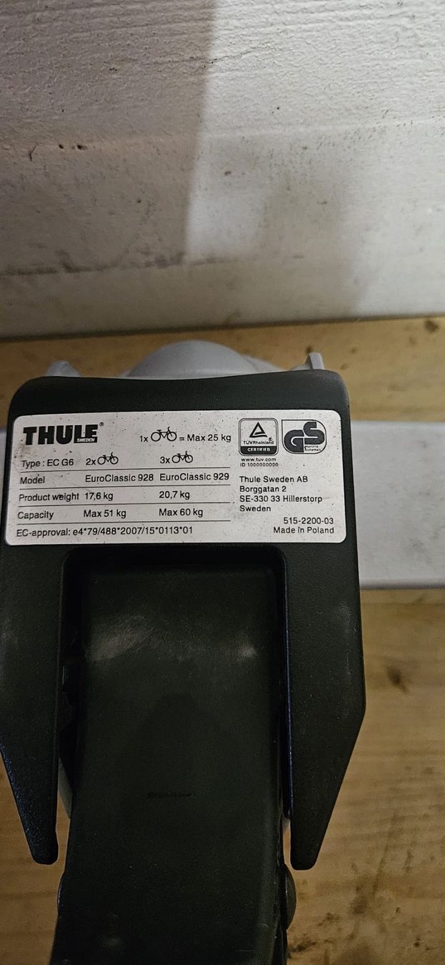 Dachträger: Fahrradträger THULE – Gebraucht aus Azmoos von hefri 1