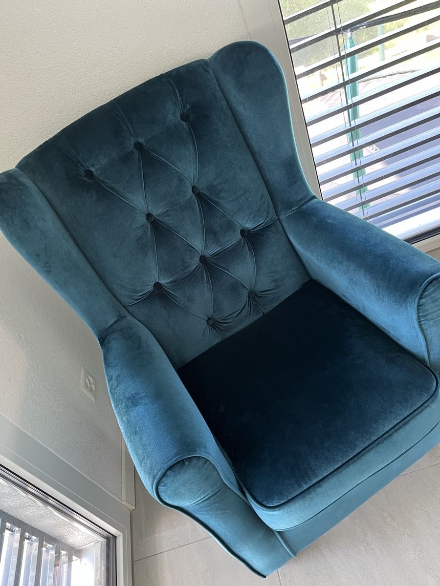 Fauteuils: Ohrensessel aus Samt – D'occasion à Haag (Rheintal) par aleeexandra 5