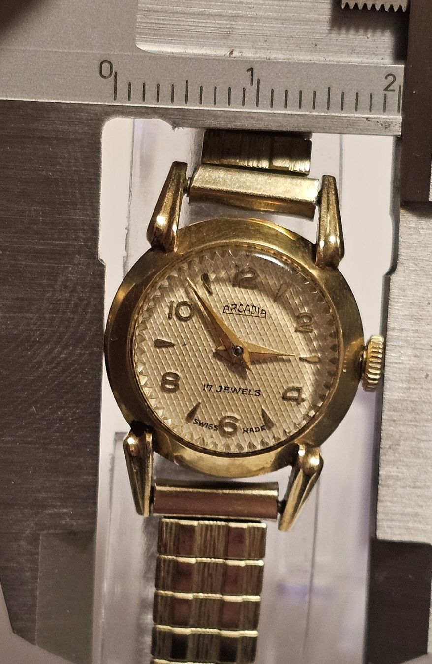 Orologi: Arcadia 17 rubis, Swiss Made – Usato da Genève venduto da Fresko01 6
