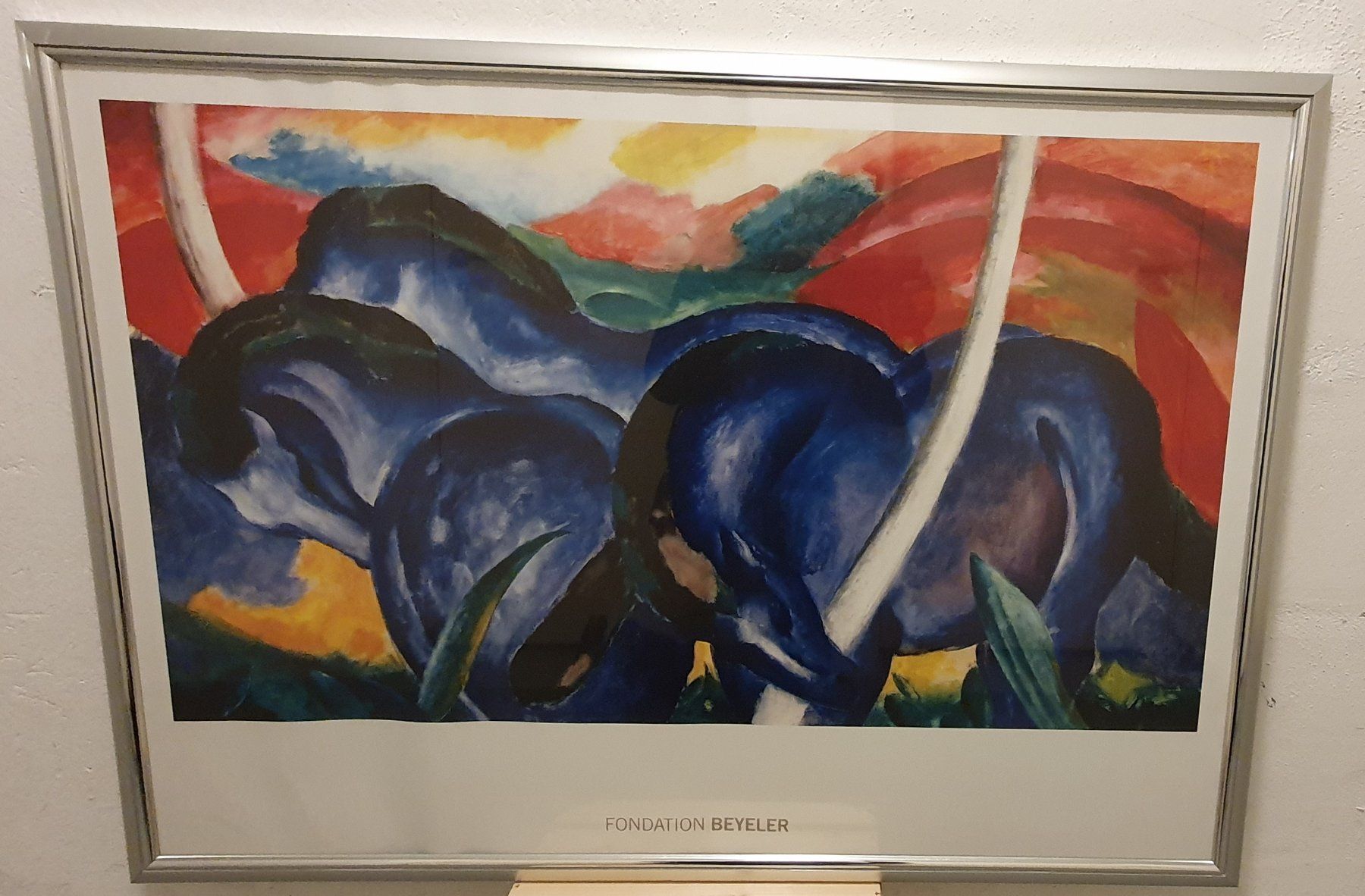 Foto & Immagini: Franz Marc - Blaue Pferde - Poster gerahmt - Top Zustand – Usato da Luzern venduto da AFFE56