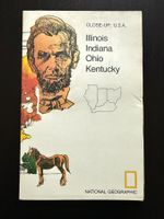 National Geographic Karte USA Illinois Indiana Ohio 1977 ...