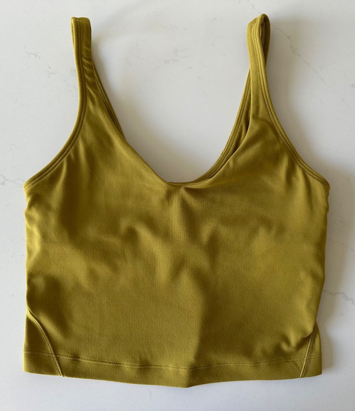 Lululemon Top: Lululemon Align Tank US2/XS Olive – Nuovo (secondo la descrizione) da Basel venduto da petunia08