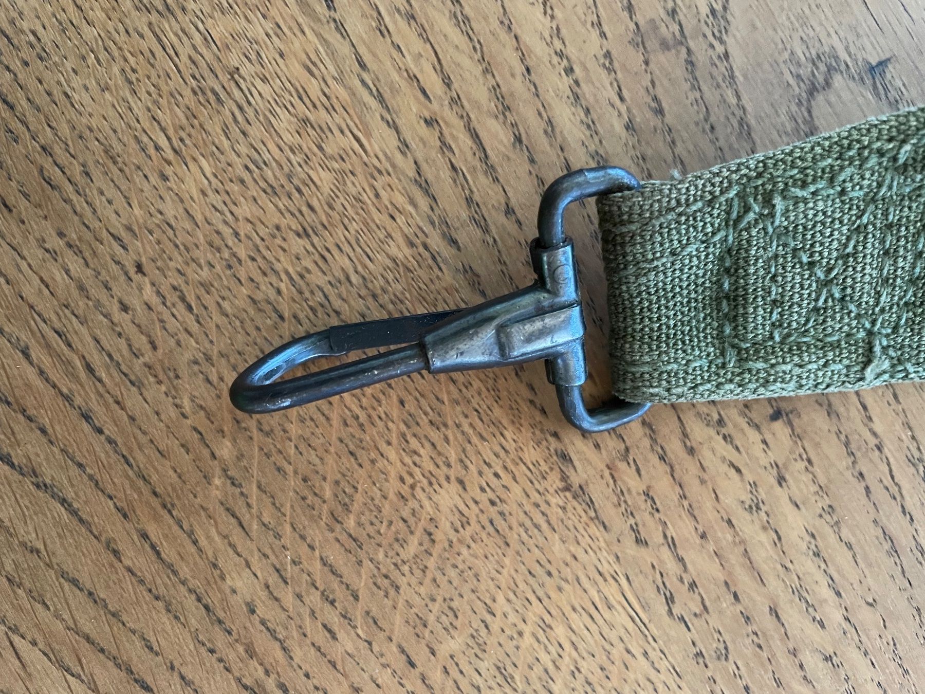US Army Uniformi: Original WW2 us Army General Purpose Strap – Usato da Oberbütschel venduto da Woodie2005 3