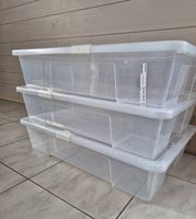 3 IKEA Samla Aufbewahrungsboxen transparent sehr gut
